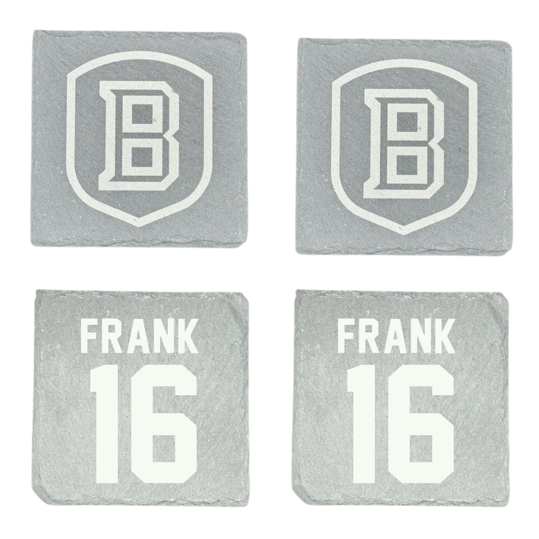 Bradley University Soccer Stone Coaster (4 Pack)  - #16 Caden Frank