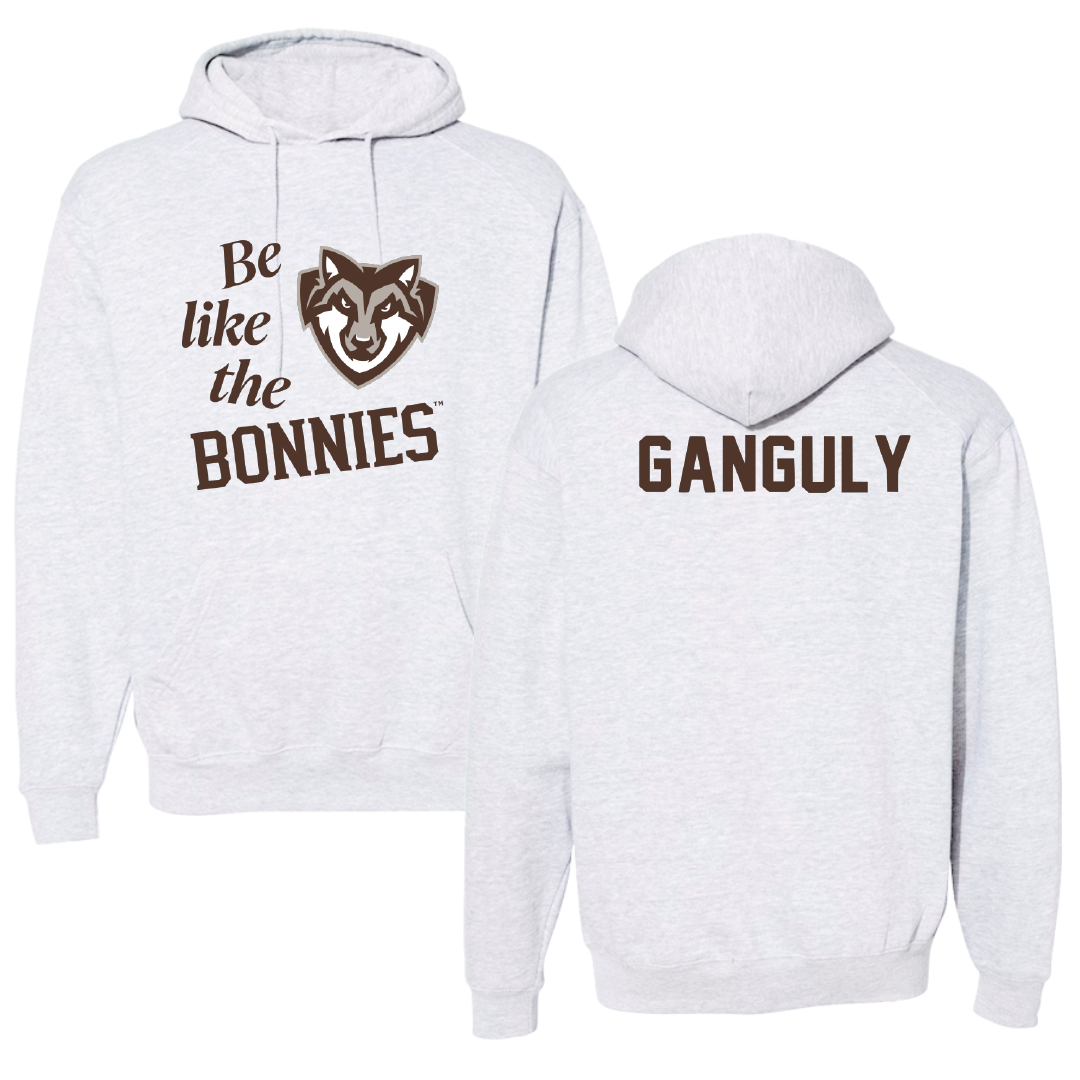 St. Bonaventure University Tennis Light Gray Be Like Us Hoodie - Anargha Ganguly