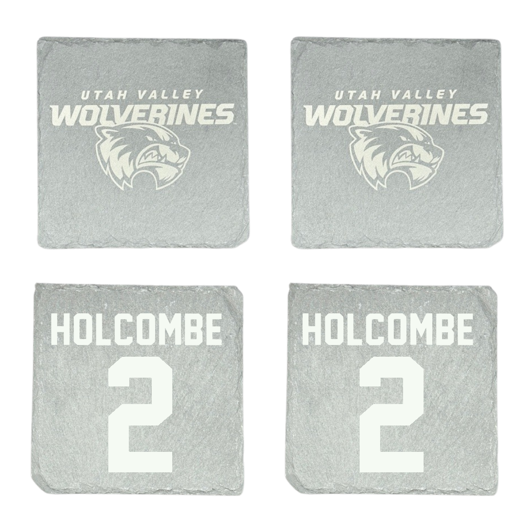 Utah Valley University Basketball Stone Coaster (4 Pack)  - #2 Jackson Holcombe