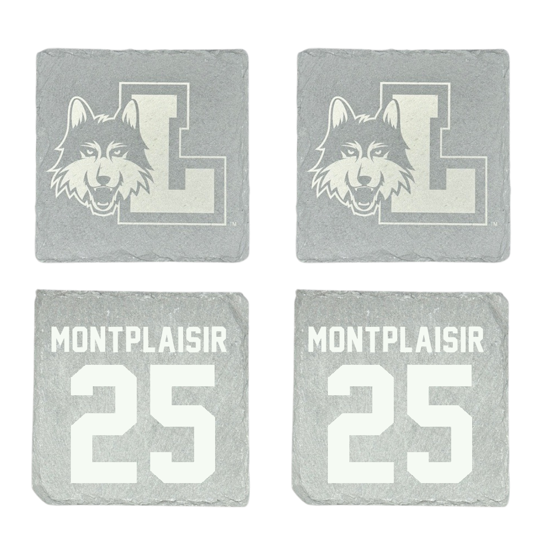 Loyola University-Chicago Volleyball Stone Coaster (4 Pack)  - #25 Benjamin Montplaisir