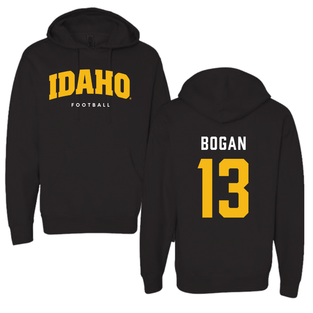 University of Idaho Football Black Idaho Hoodie - #13 Chance Bogan