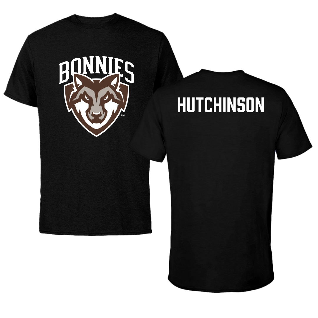 St. Bonaventure University Swimming & Diving Black Performance Tee - Davis Hutchinson