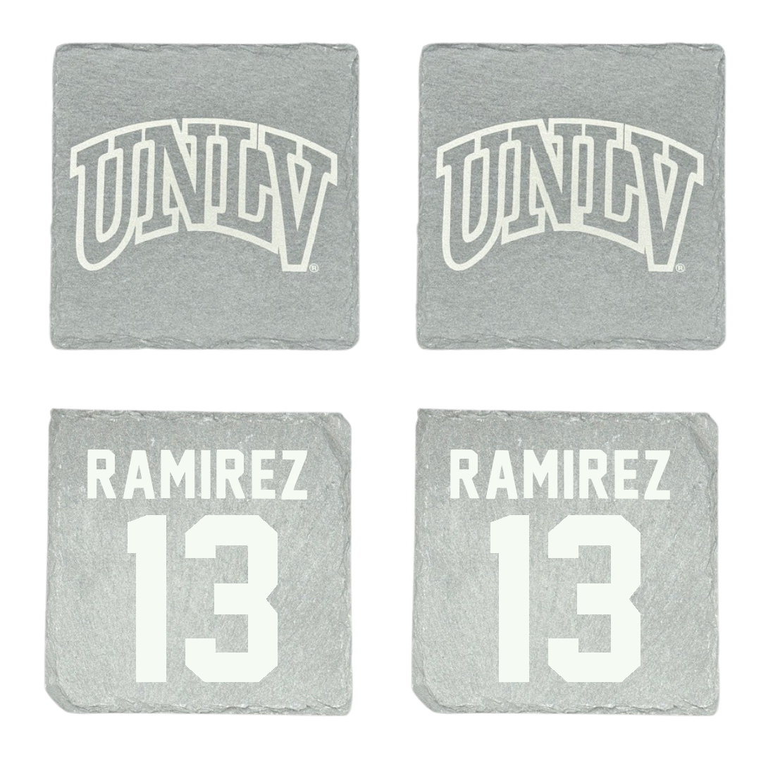 University of Nevada-Las Vegas Soccer Stone Coaster (4 Pack)  - #13 Mallie Ramirez