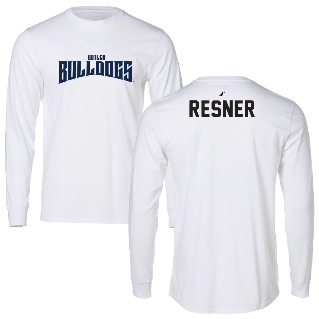 Butler University Swimming & Diving White Classic Performance Long Sleeve - Sophia Resner