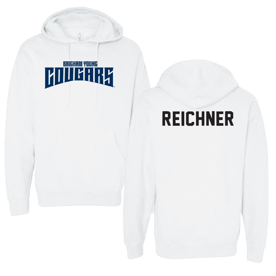 Brigham Young University Swimming & Diving White Classic Hoodie - Annie Reichner