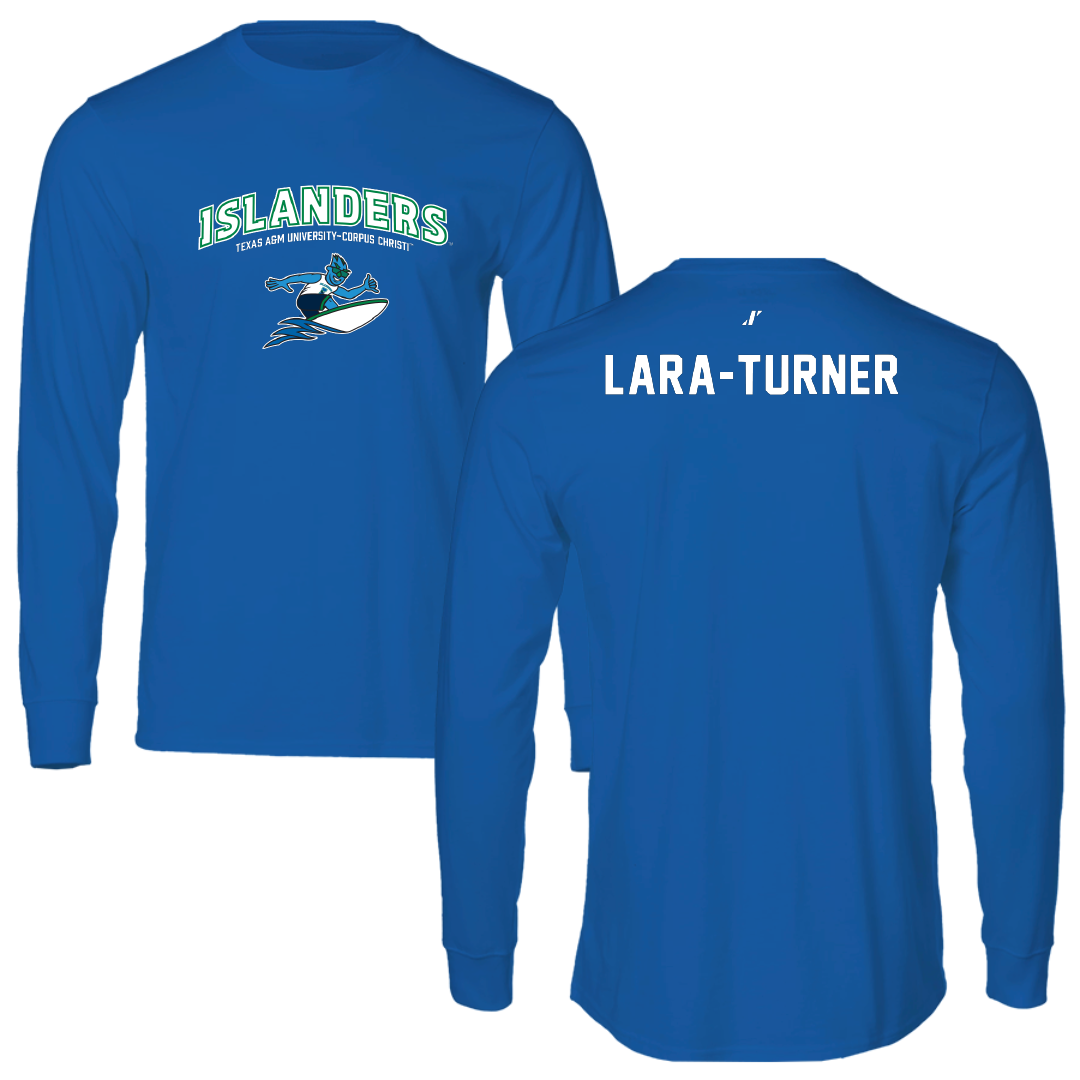 Texas A&M University-Corpus Christi TF and XC Blue General Performance Long Sleeve - Khiah Lara-Turner