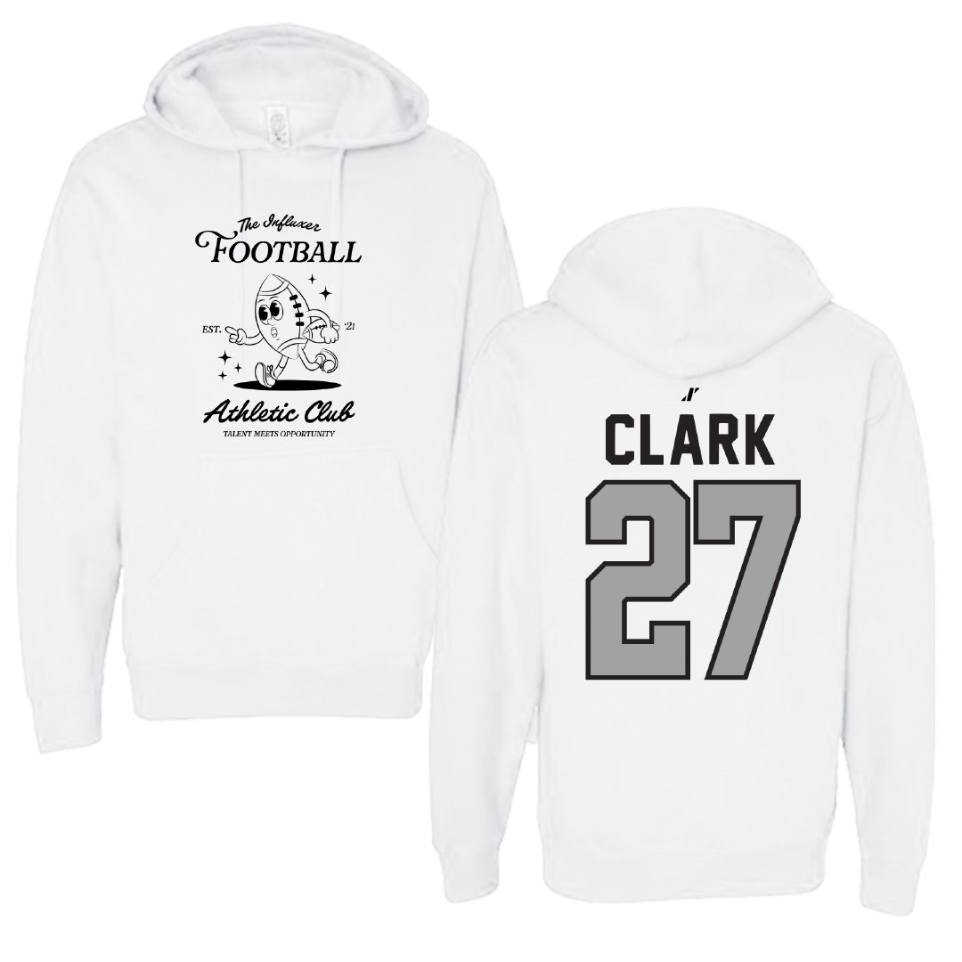 Football White Influxer Athletic Club Hoodie - #27 Mister Clark