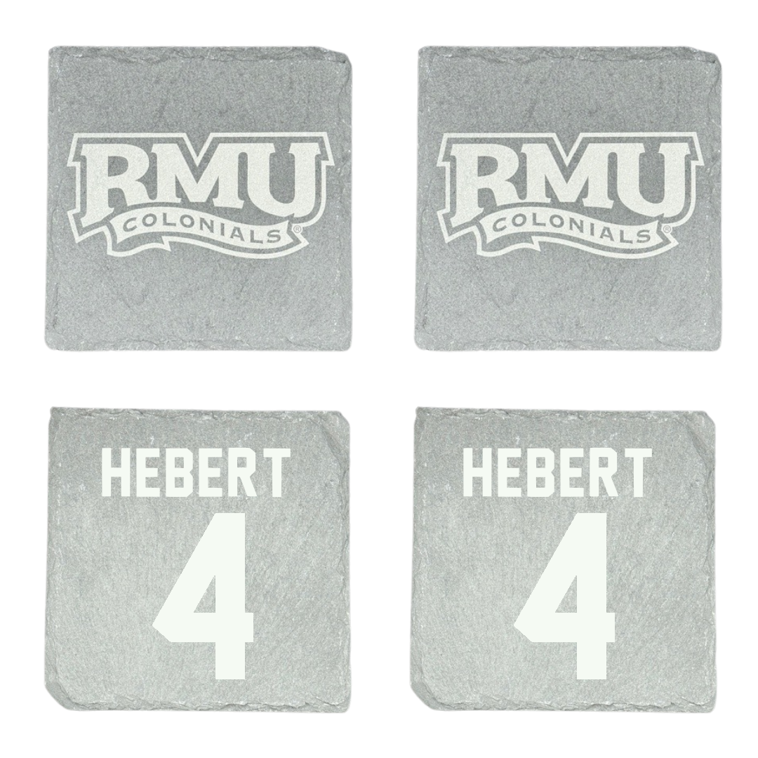 Robert Morris University Ice Hockey Stone Coaster (4 Pack)  - #4 Allyson Hebert