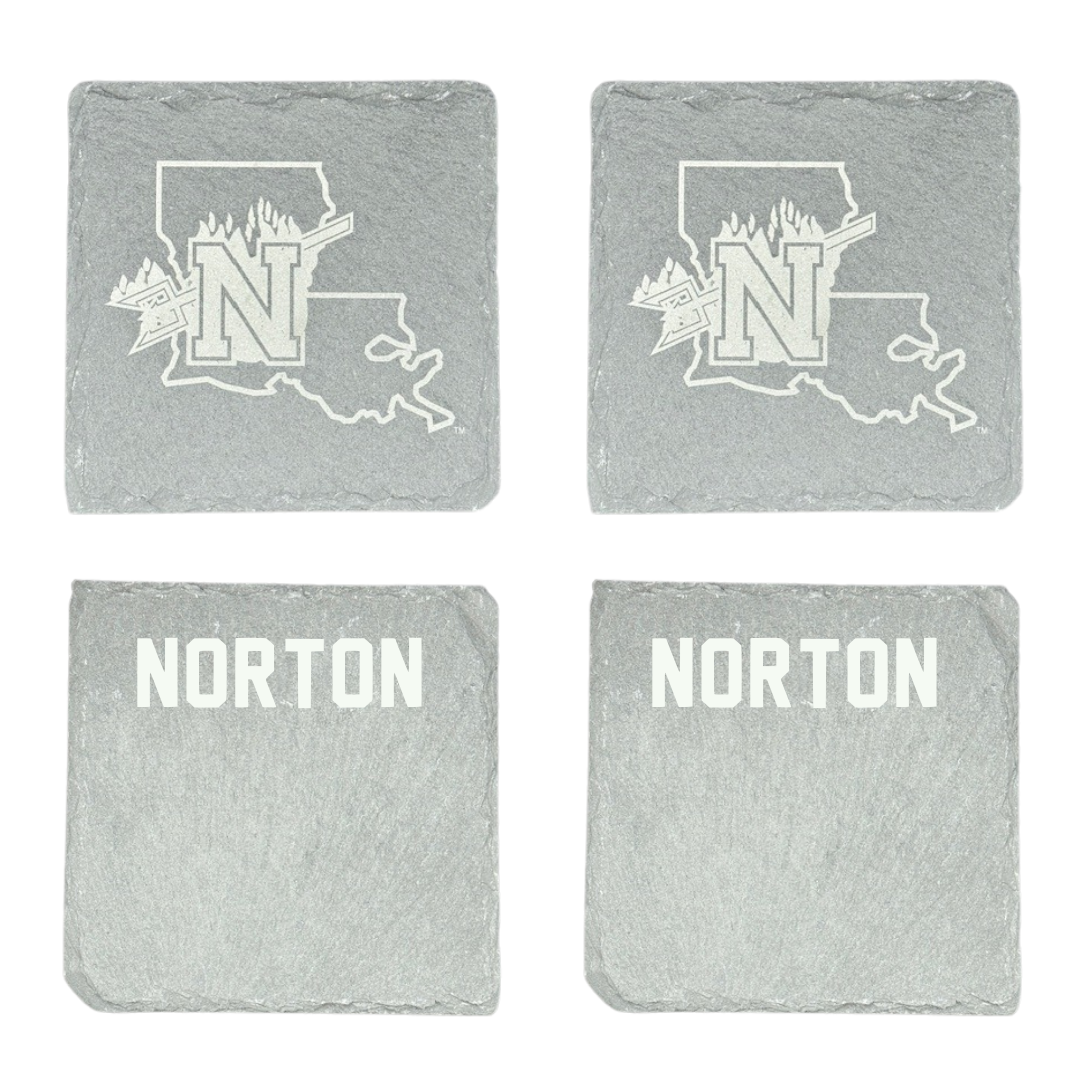 Northwestern State University TF and XC Stone Coaster (4 Pack)  - Robert Norton