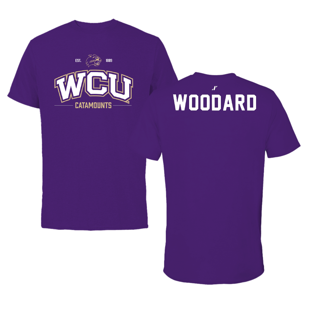 Western Carolina University TF and XC Purple General Tee - Sky Woodard