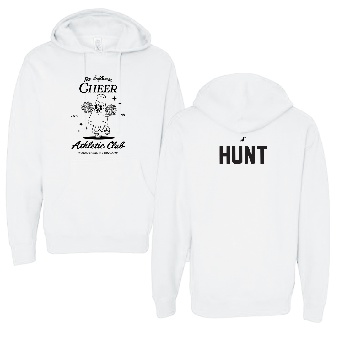 Cheer White Influxer Athletic Club Hoodie - Lola Hunt
