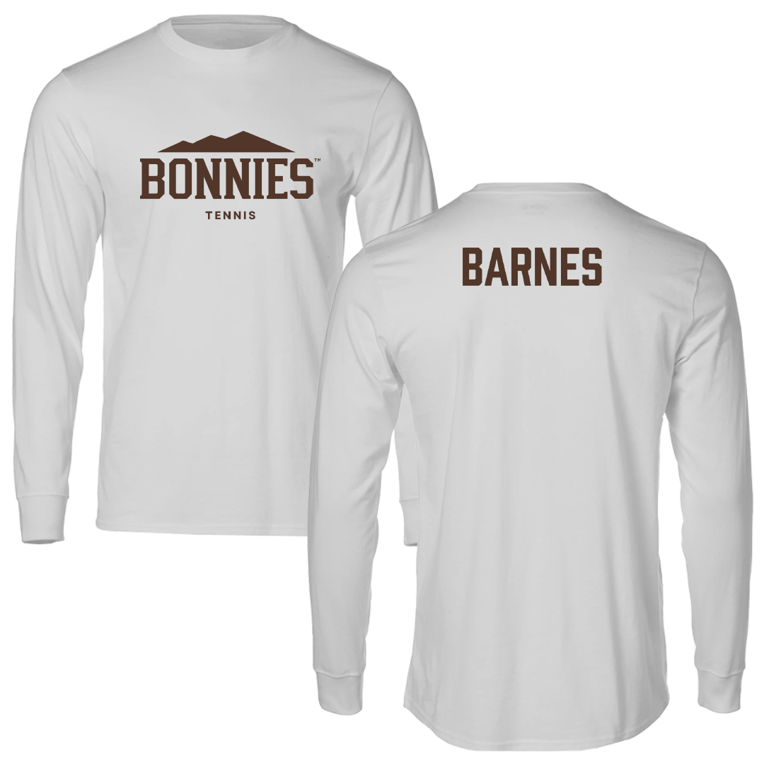 St. Bonaventure University Tennis Light Gray Performance Long Sleeve - Kelly Barnes