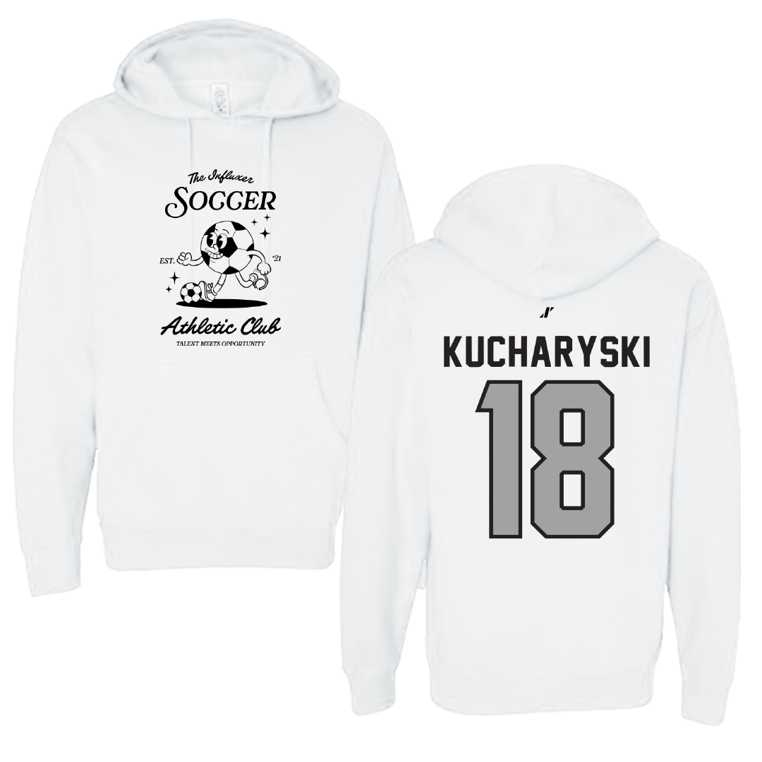 Soccer White Influxer Athletic Club Hoodie - #18 Olivia Kucharyski