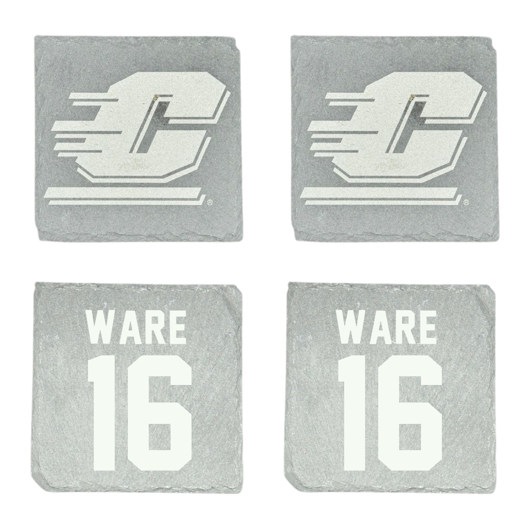 Central Michigan University Football Stone Coaster (4 Pack)  - #16 Kyren Ware