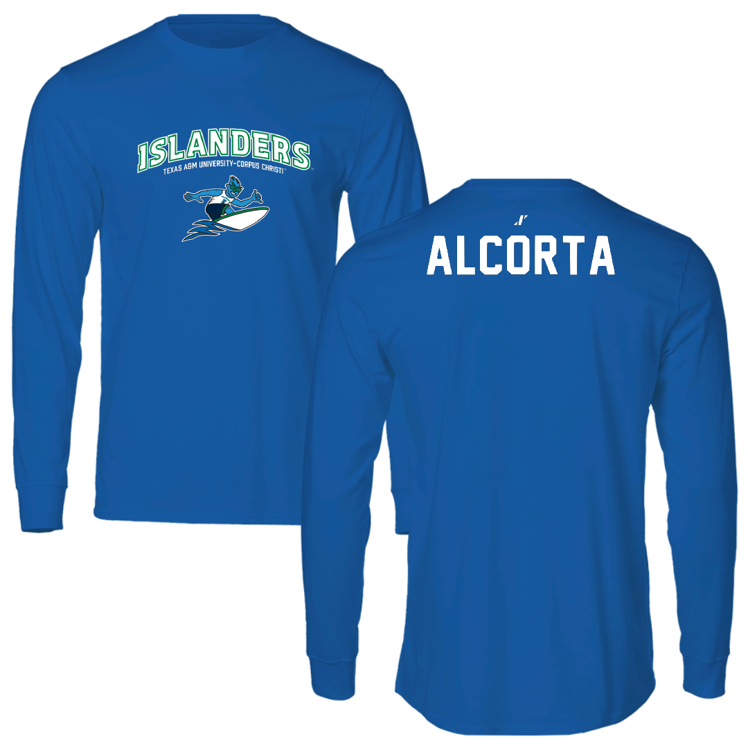 Texas A&M University-Corpus Christi TF and XC Blue General Long Sleeve - Gregorio Alcorta