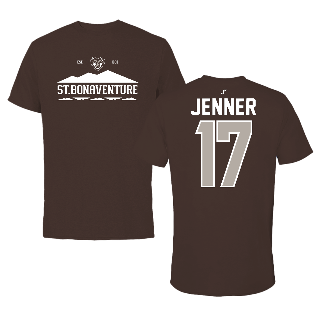 St. Bonaventure University Lacrosse Brown General Tee - #17 Sylvi Jenner