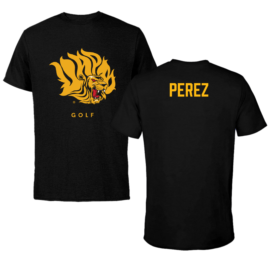 University of Arkansas-Pine Bluff Golf Black Performance Tee - Angel Perez