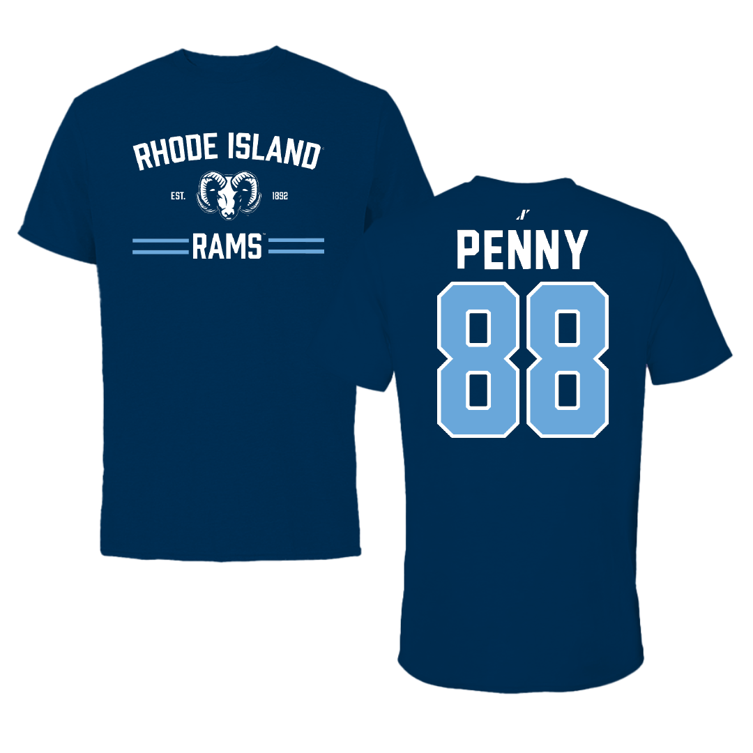 University of Rhode Island Soccer Navy General Performance Tee - #88 Cierra Penny