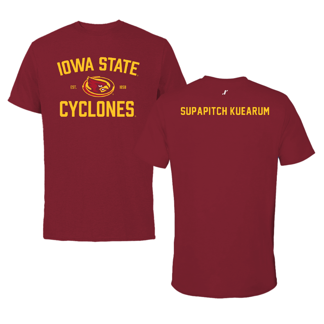 Iowa State University Tennis Cardinal General Tee - Anna Supapitch Kuearum