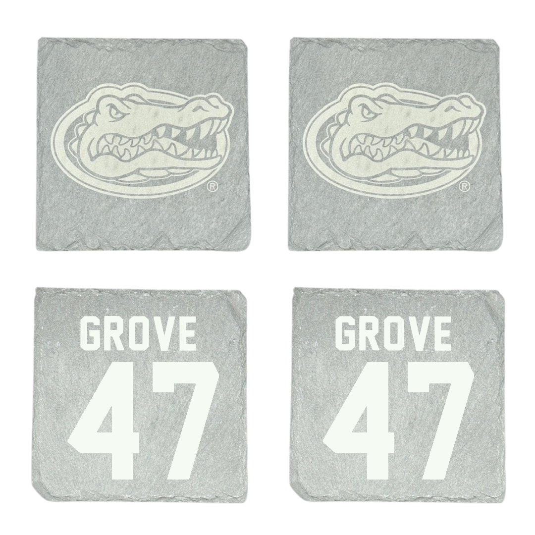 University of Florida Lacrosse Stone Coaster (4 Pack)  - #47 Sara Grove