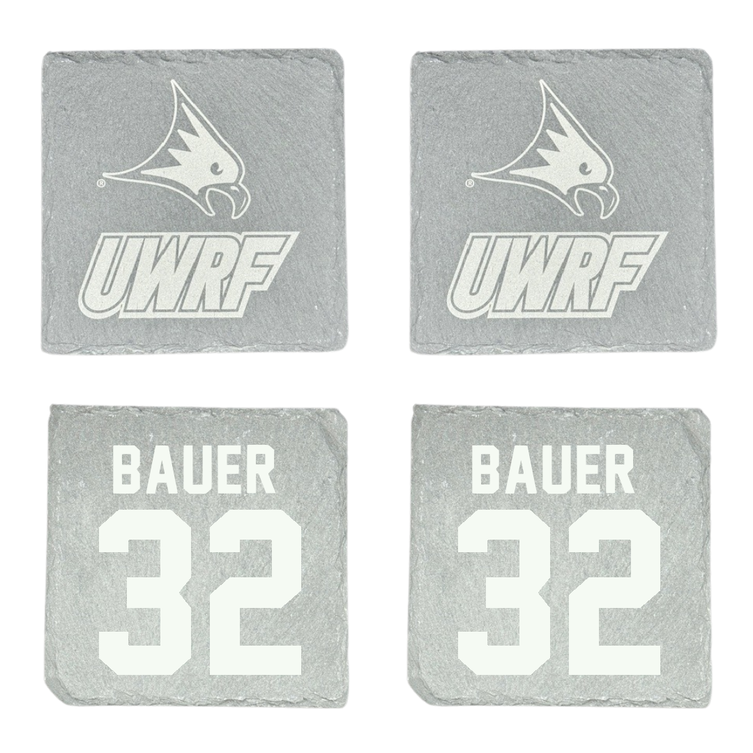 University of Wisconsin-River Falls Basketball Stone Coaster (4 Pack)  - #32 Brynn Bauer