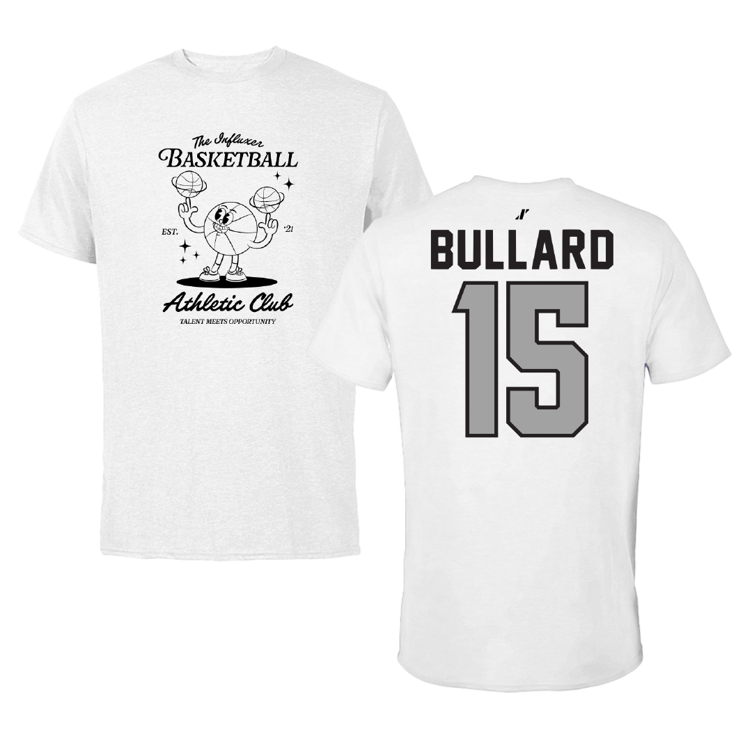 Basketball White Influxer Athletic Club Tee - #15 Isaac Bullard