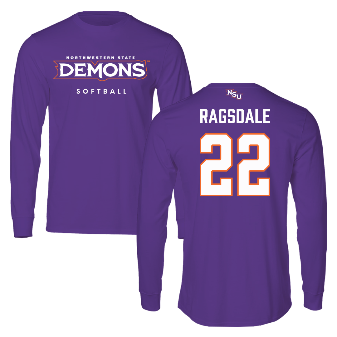Northwestern State University Softball Purple Demons Long Sleeve - #22 Bailie Ragsdale