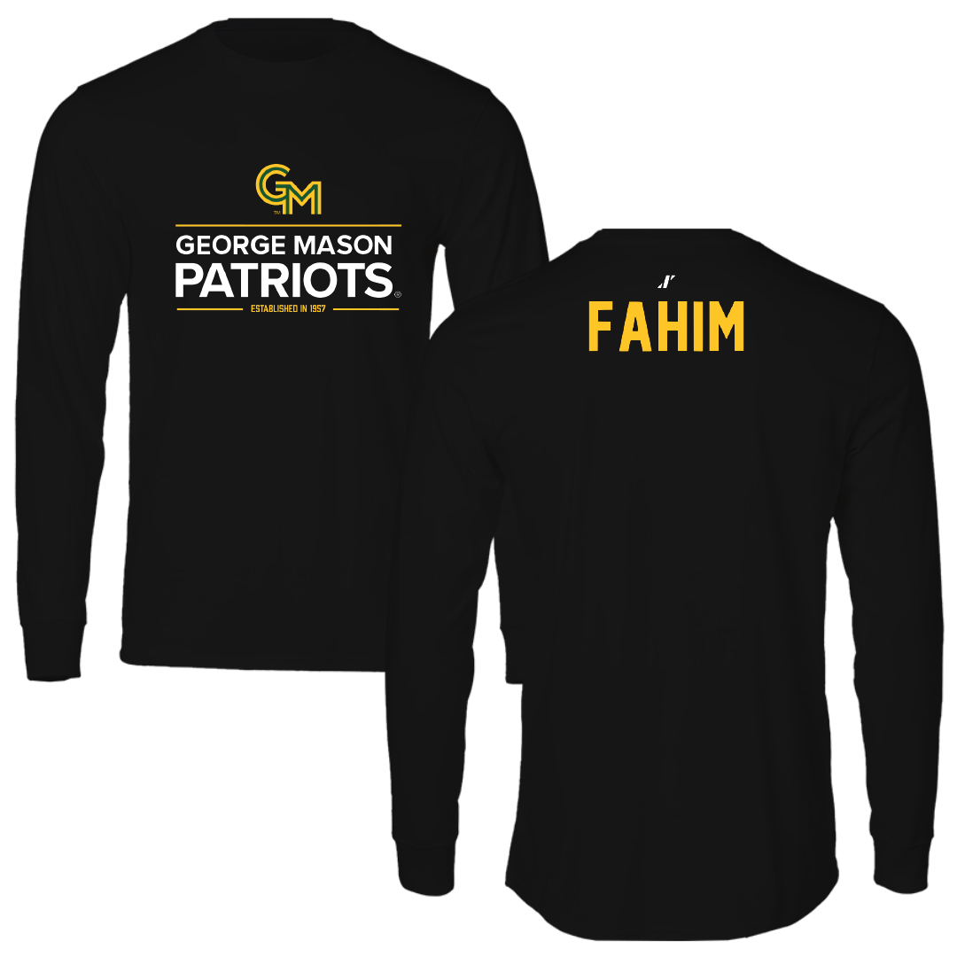 George Mason University Tennis Black General Long Sleeve - Zavan Fahim