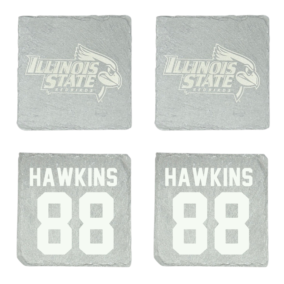 Illinois State University Football Stone Coaster (4 Pack)  - #88 Nick Hawkins