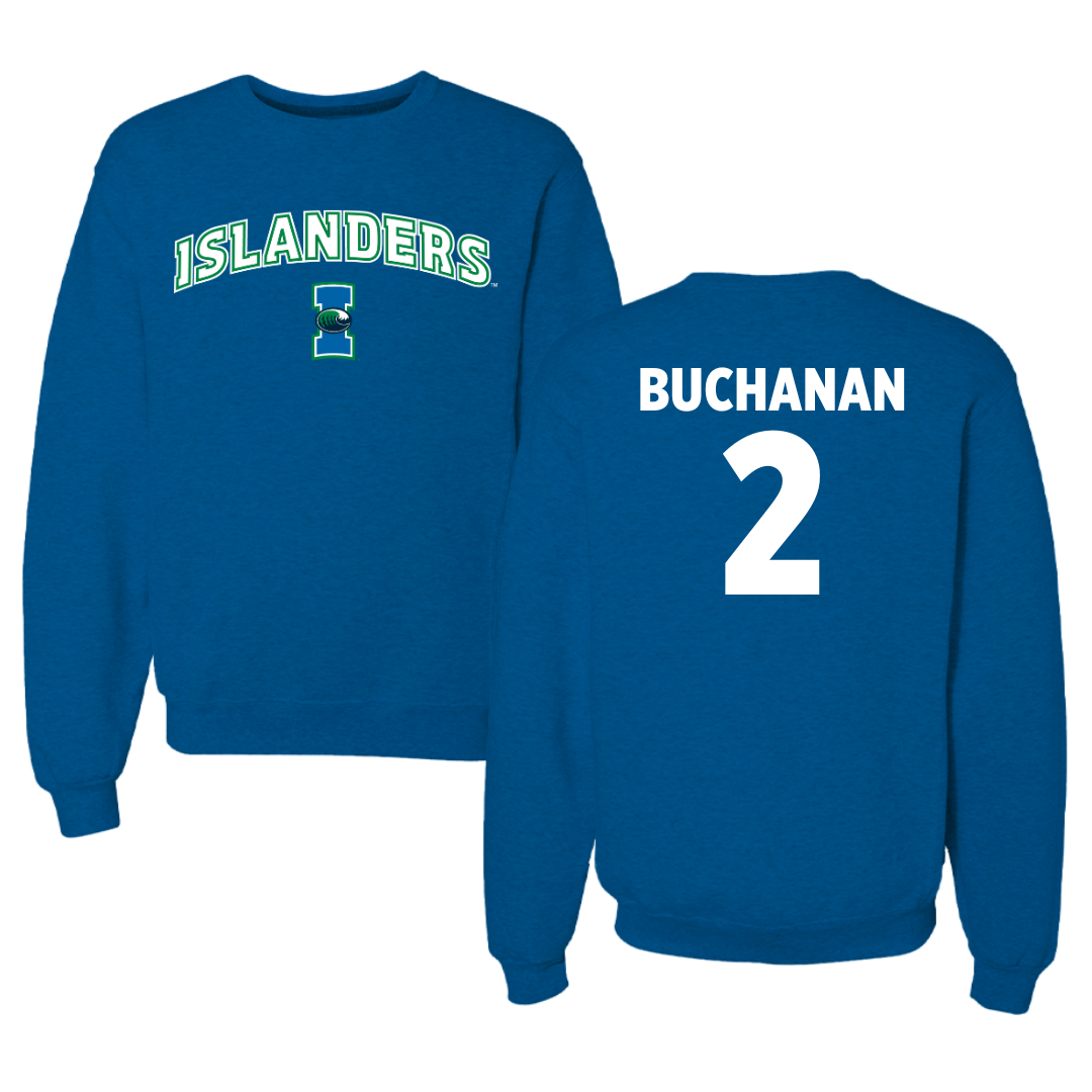 Texas A&M University-Corpus Christi Volleyball Blue Crewneck - #2 Kenna Buchanan