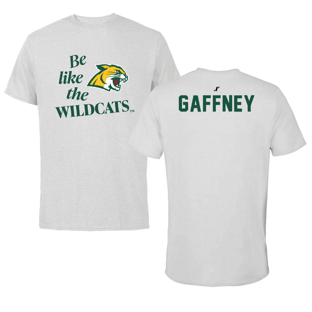 Northern Michigan University Wrestling Light Gray Be Like Us Performance Tee - Noelle Gaffney