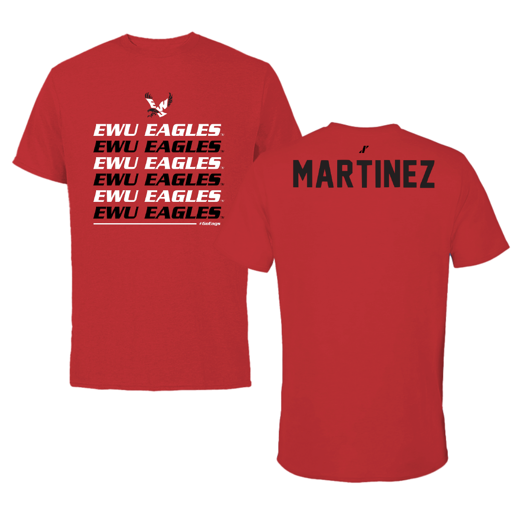 Eastern Washington University TF and XC Red General Tee - Faith Martinez