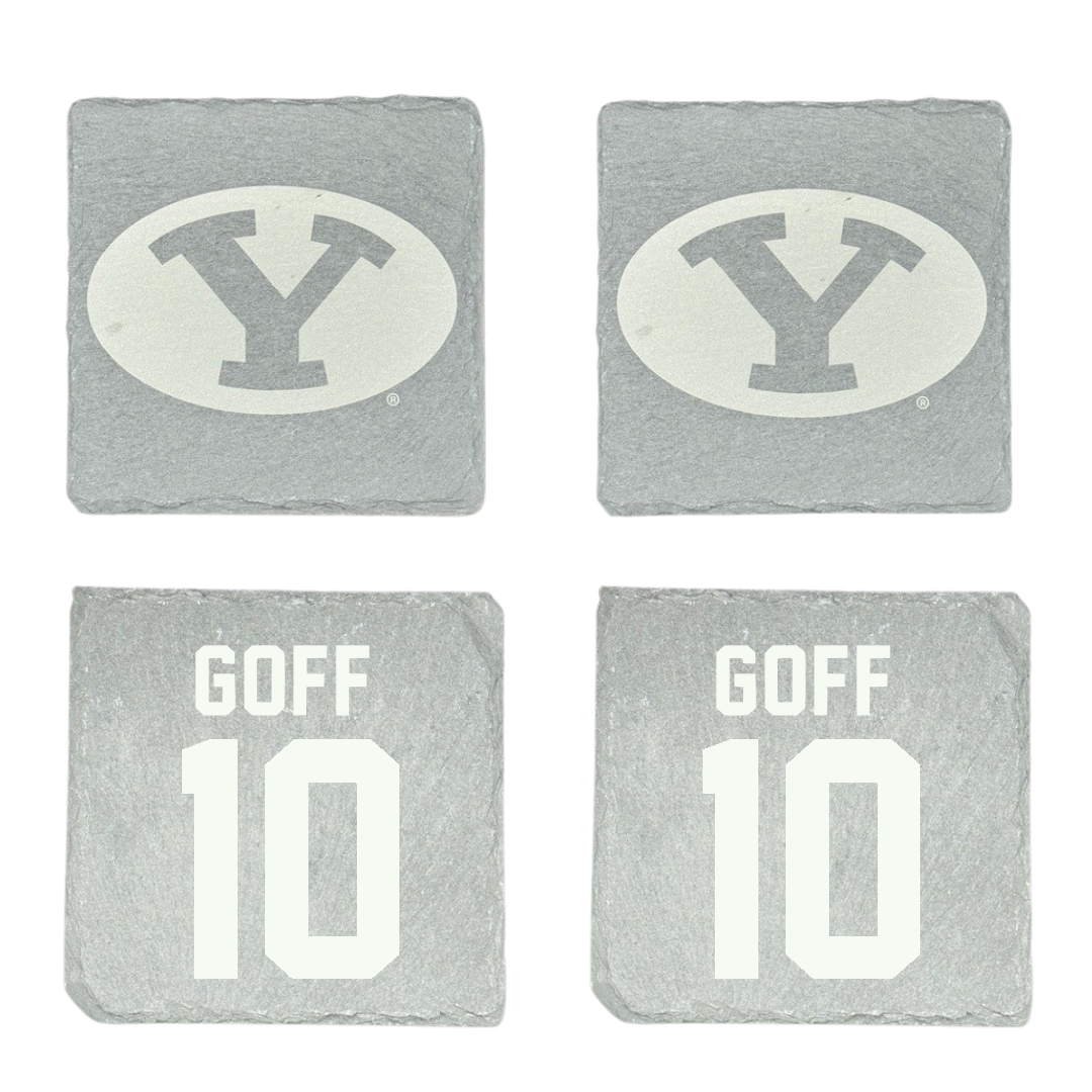 Brigham Young University Baseball Stone Coaster (4 Pack)  - #10 Parker Goff