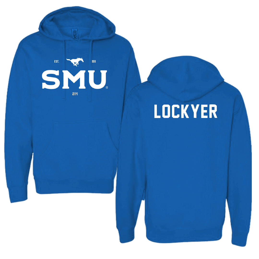 Southern Methodist University Swimming & Diving Blue General Hoodie - Hannah Lockyer