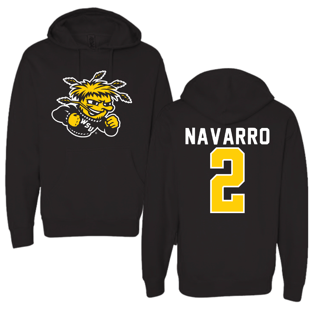 Wichita State University Softball Black Hoodie - #2 Makayla Navarro