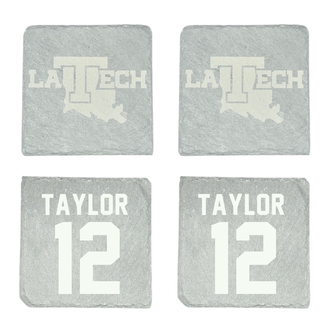 Louisiana Tech University Soccer Stone Coaster (4 Pack)  - #12 Kyra Taylor
