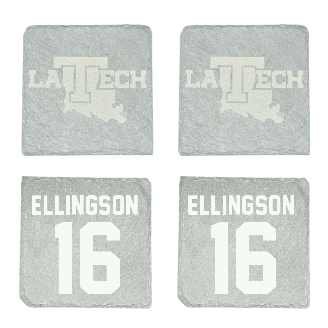 Louisiana Tech University Softball Stone Coaster (4 Pack)  - #16 Olivia Ellingson