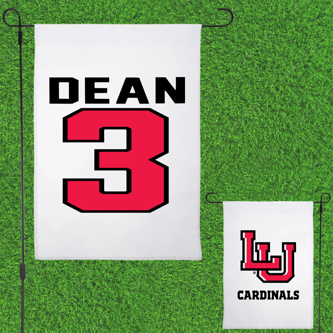 Lamar University Basketball White Garden Flag - #3 Sabria Dean