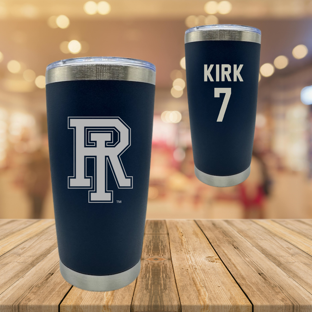 University of Rhode Island Lacrosse Navy Stainless Steel Tumbler - #7 Carolyn Kirk