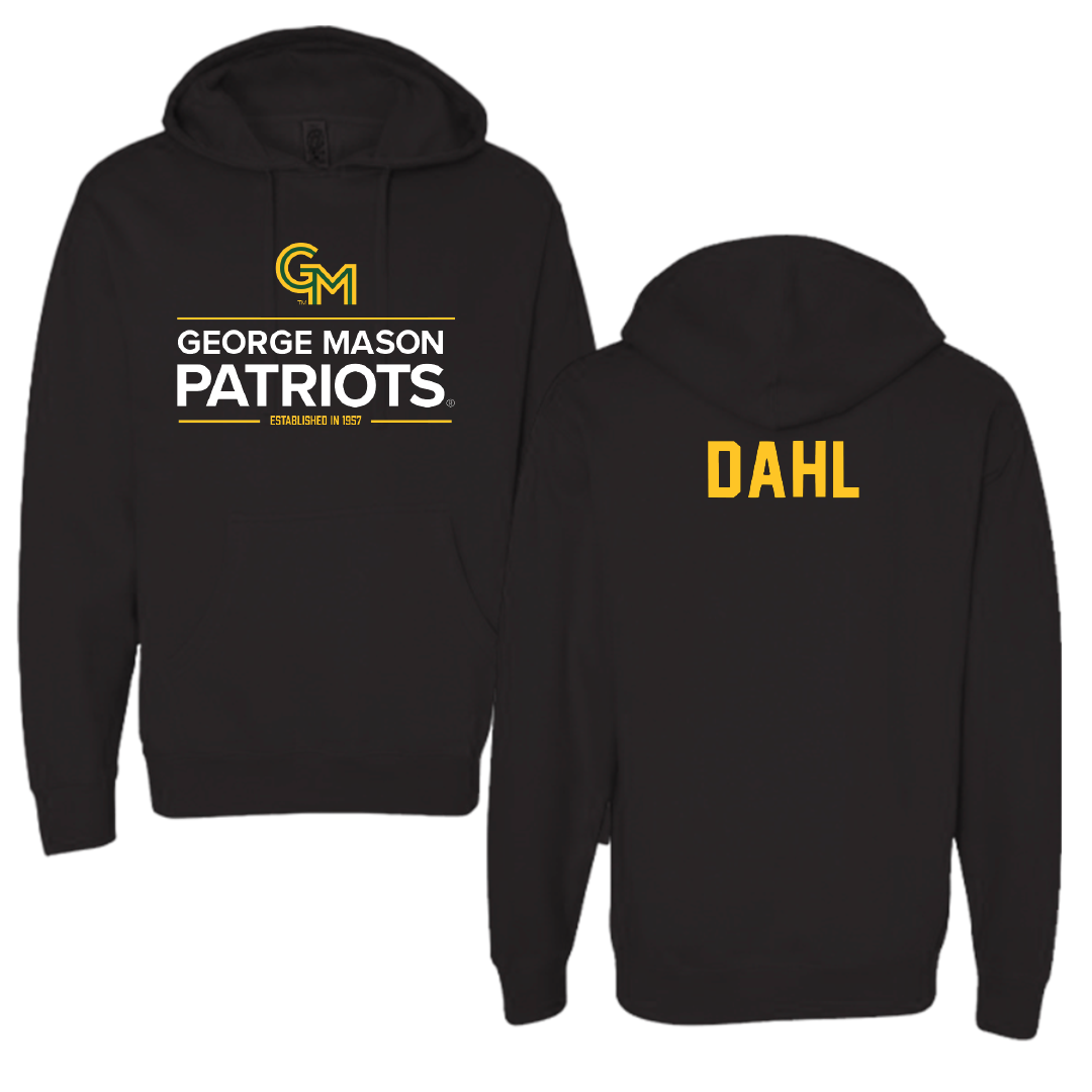 George Mason University Golf Black General Hoodie - Brayden Dahl