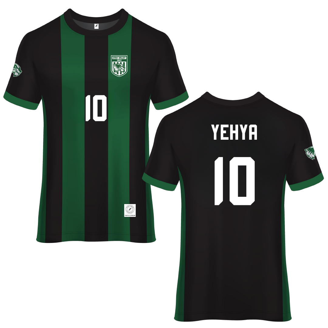Utah Valley University Green Soccer Jersey - #10 Omar Yehya