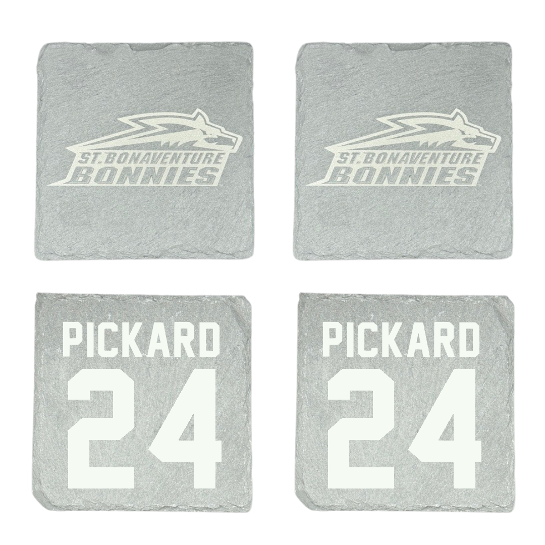 St. Bonaventure University Soccer Stone Coaster (4 Pack)  - #24 Kristin Pickard