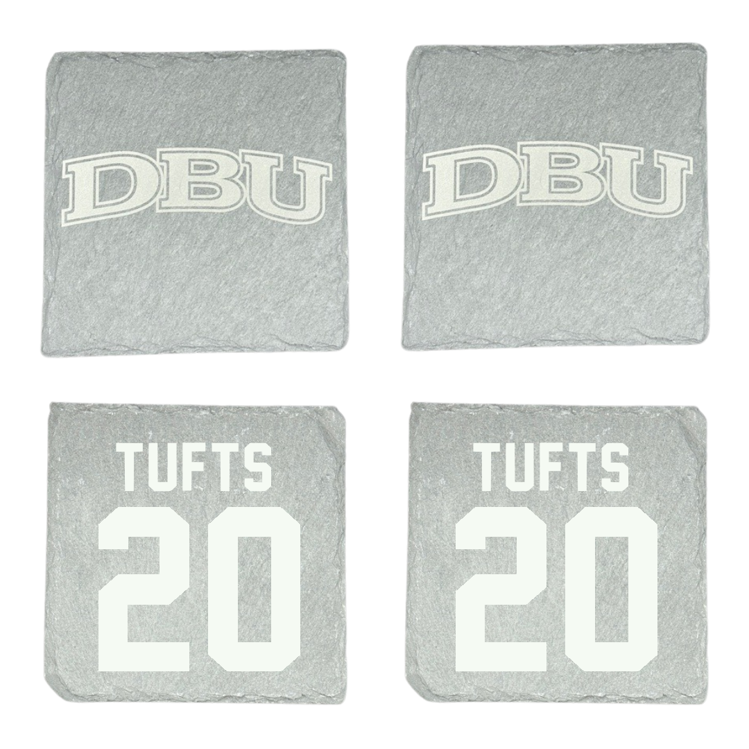 Dallas Baptist University Soccer Stone Coaster (4 Pack)  - #20 Taylor Tufts