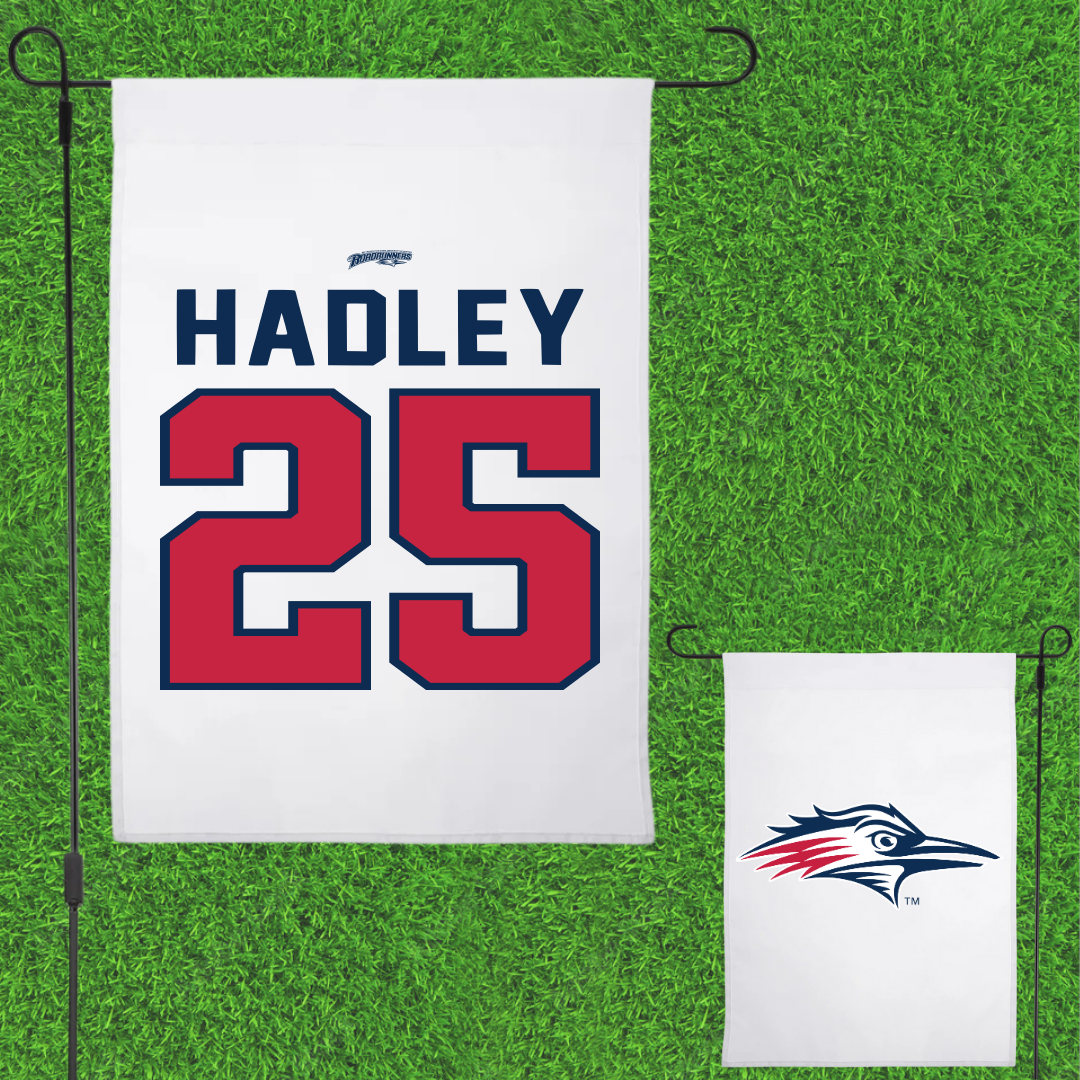 Metropolitan State University of Denver Basketball White Garden Flag - #25 Blake Hadley