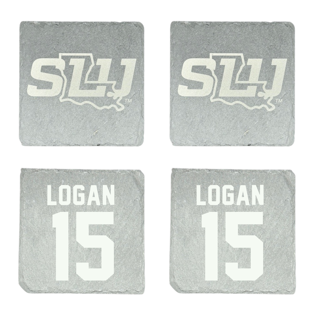 Southeastern Louisiana University Football Stone Coaster (4 Pack)  - #15 Jacob Logan