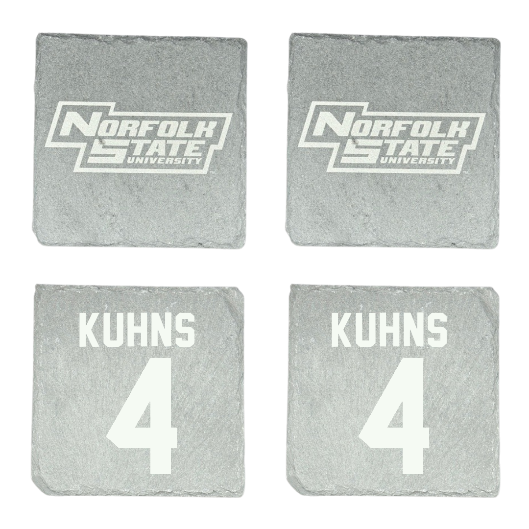 Norfolk State University Football Stone Coaster (4 Pack)  - #4 Otto Kuhns