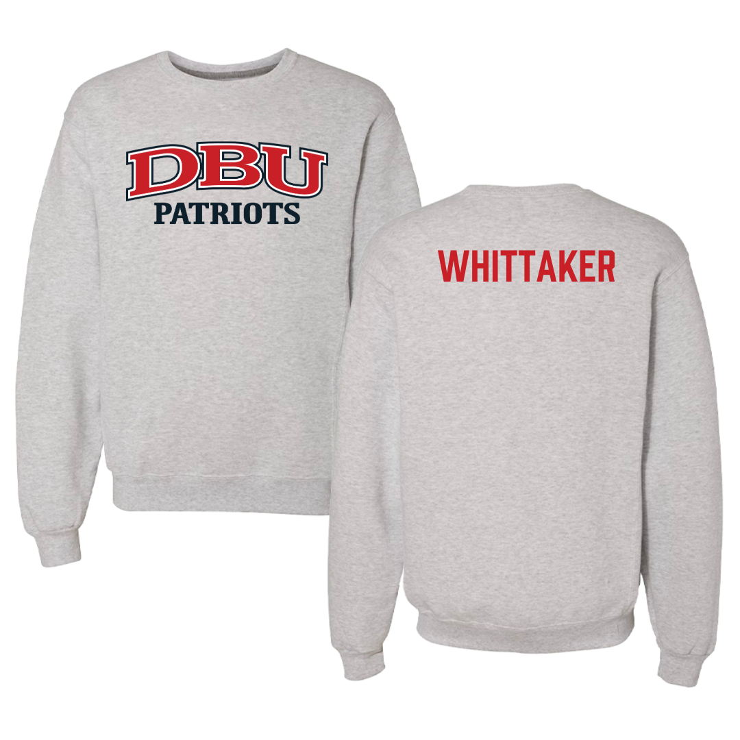 Dallas Baptist University Tennis Gray Crewneck - Oliver Whittaker