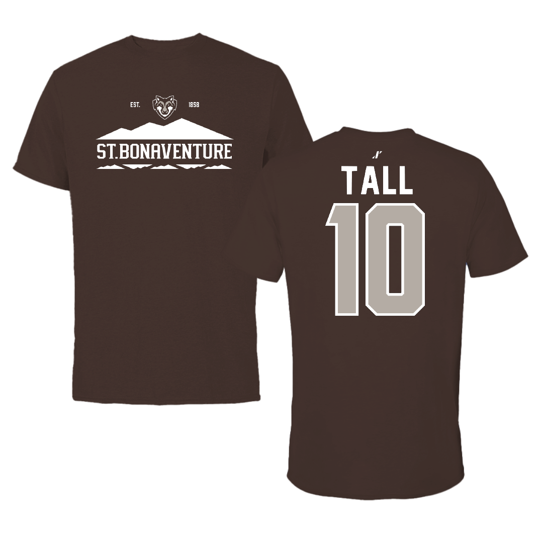 St. Bonaventure University Soccer Brown General Tee - #10 Mo Tall