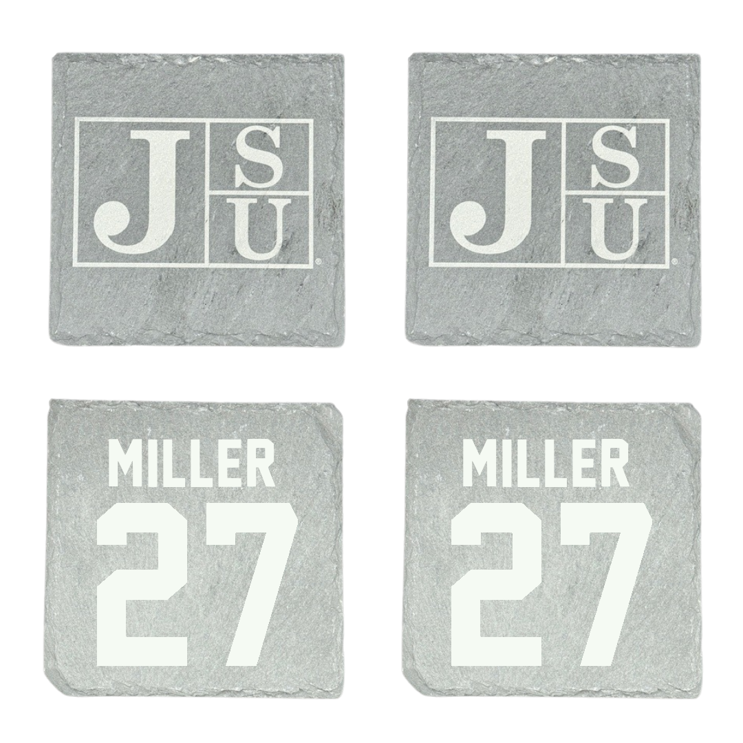 Jackson State University Football Stone Coaster (4 Pack)  - #27 Ahmad Miller