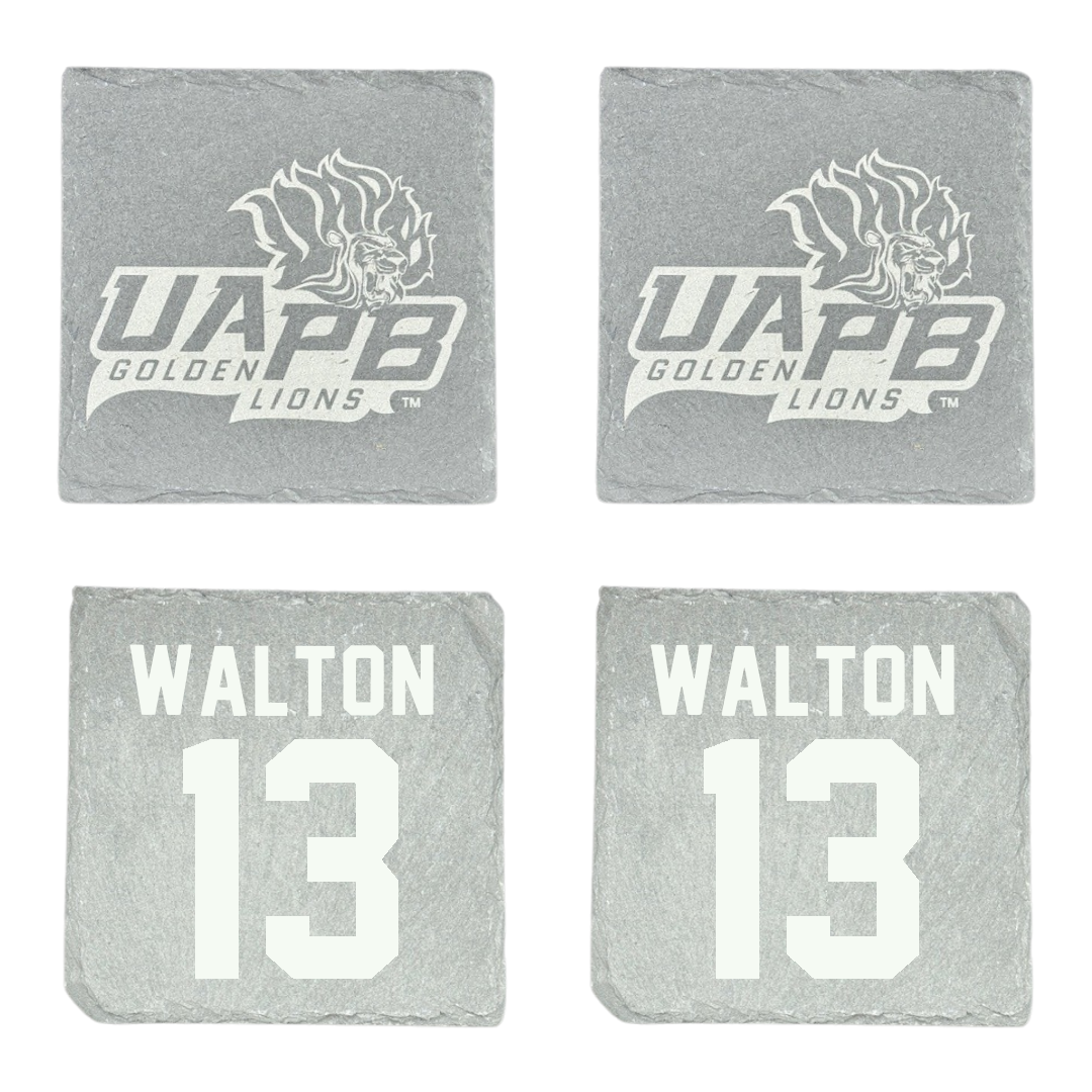 University of Arkansas-Pine Bluff Softball Stone Coaster (4 Pack)  - #13 Justice Walton
